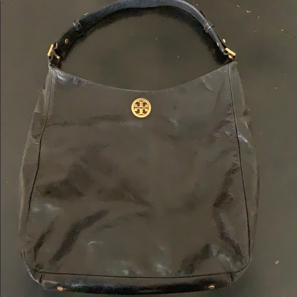 Black hobo Tory Burch leather bag